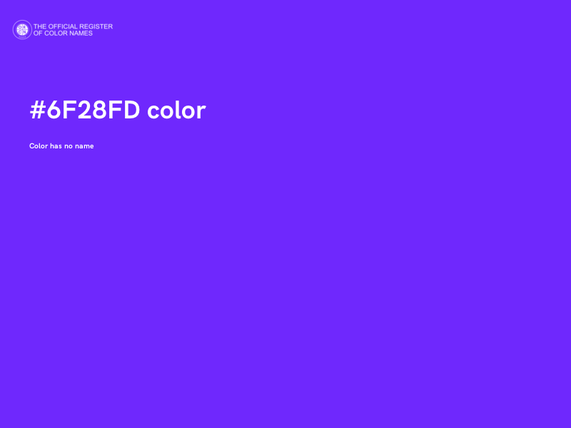 #6F28FD color image