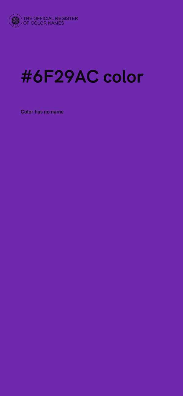#6F29AC color image