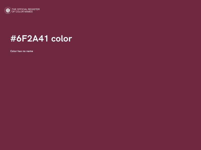 #6F2A41 color image
