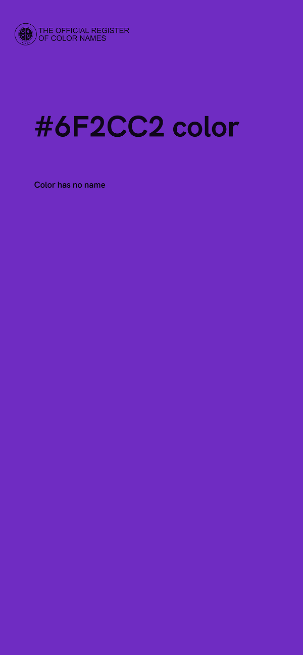 #6F2CC2 color image