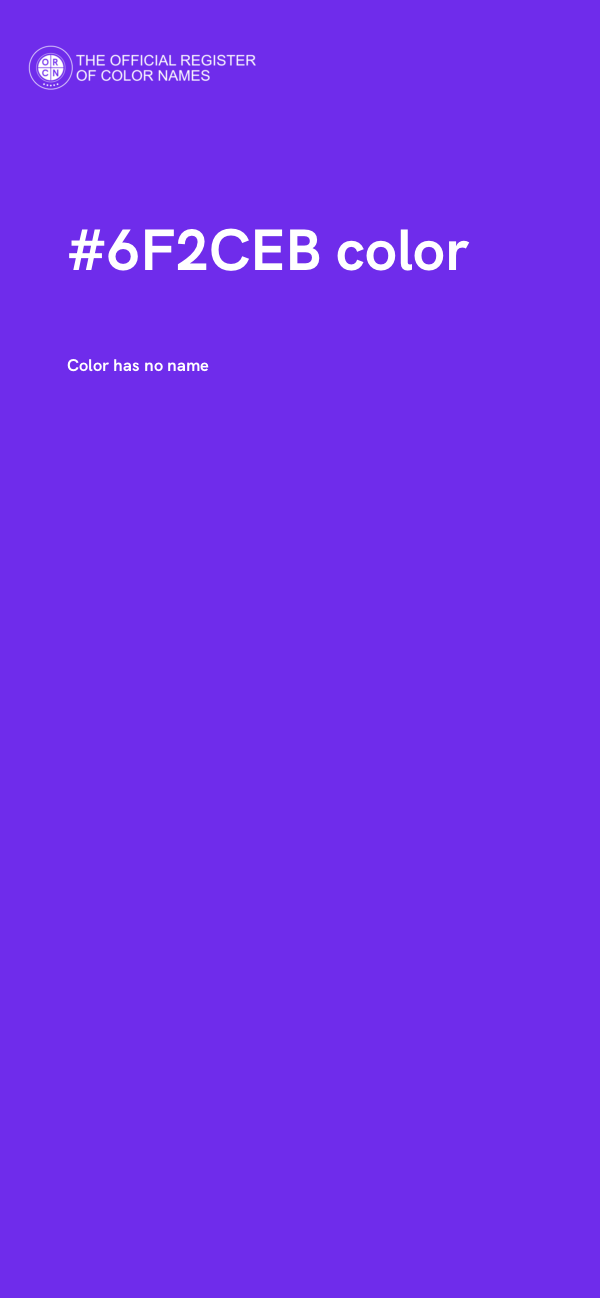 #6F2CEB color image