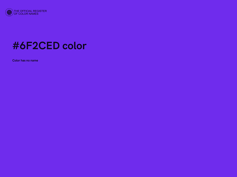 #6F2CED color image