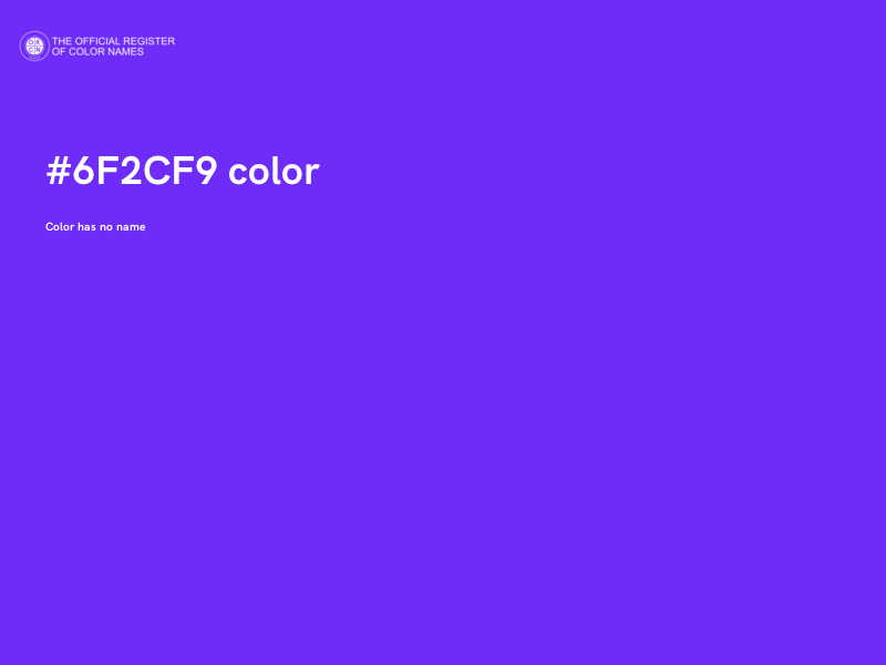 #6F2CF9 color image