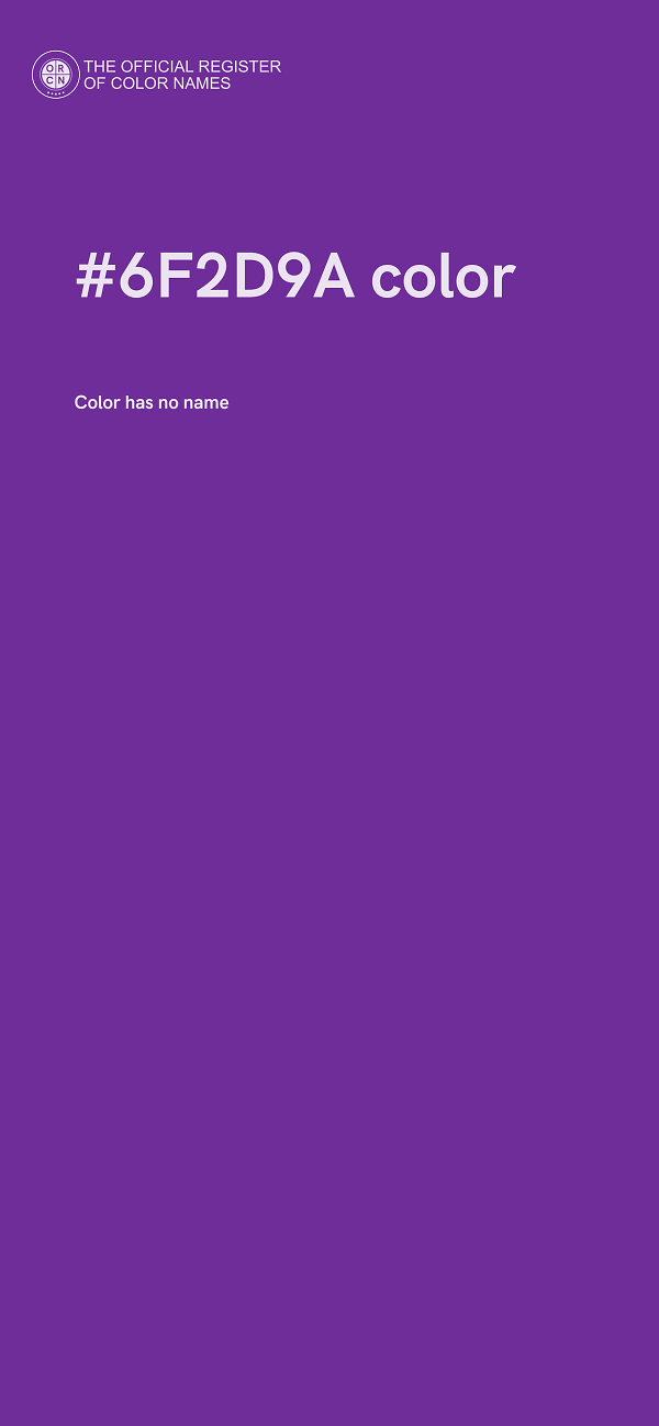 #6F2D9A color image
