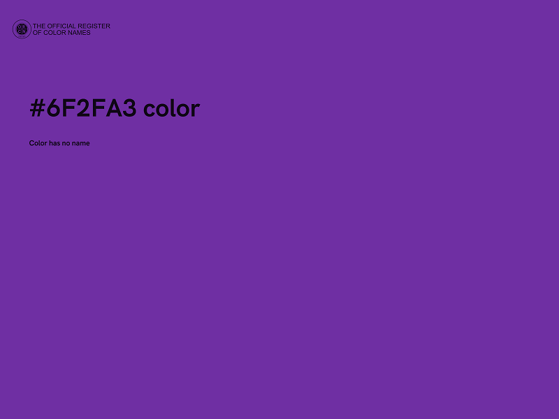 #6F2FA3 color image