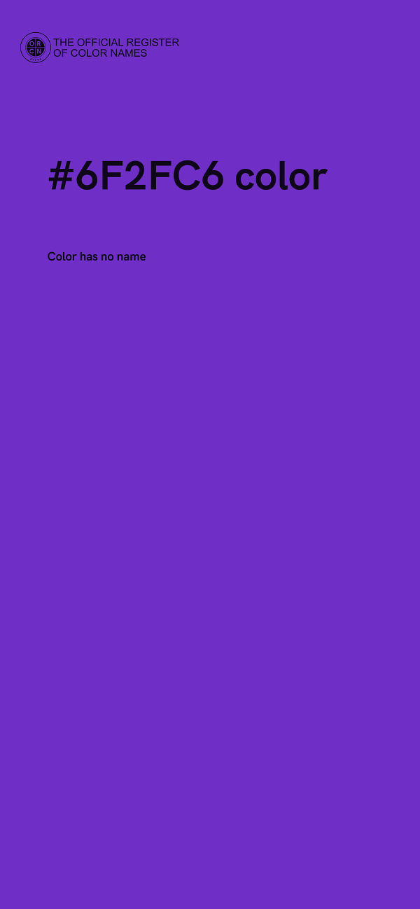#6F2FC6 color image