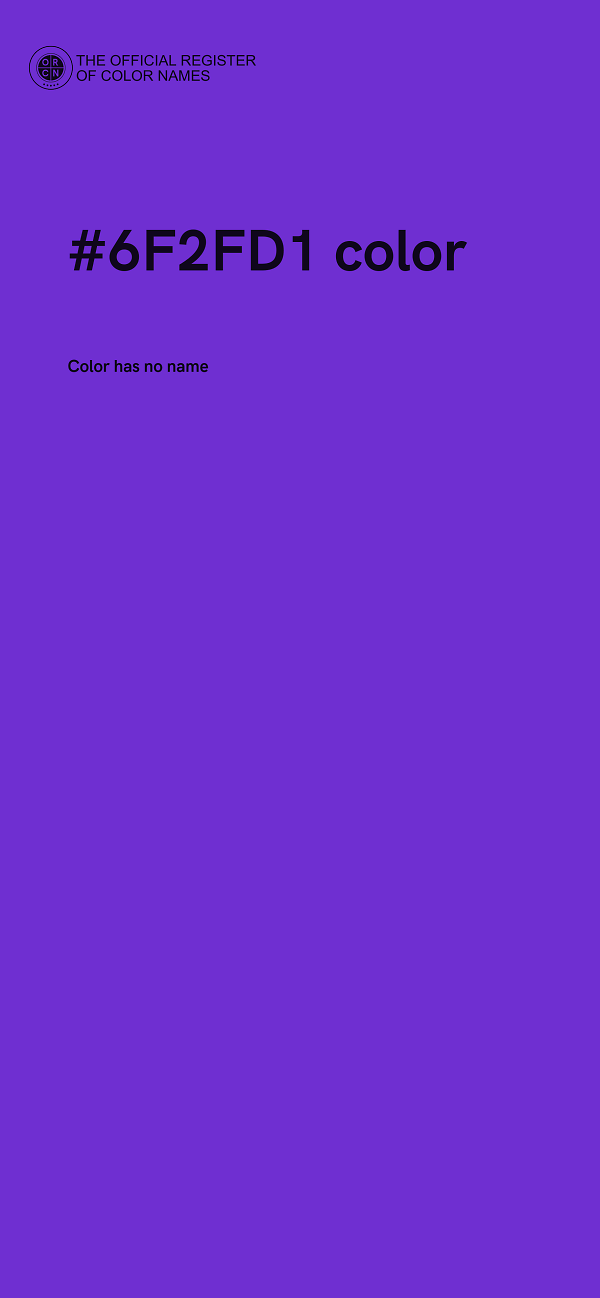 #6F2FD1 color image