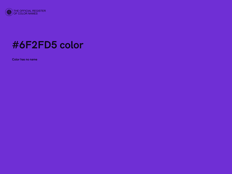 #6F2FD5 color image