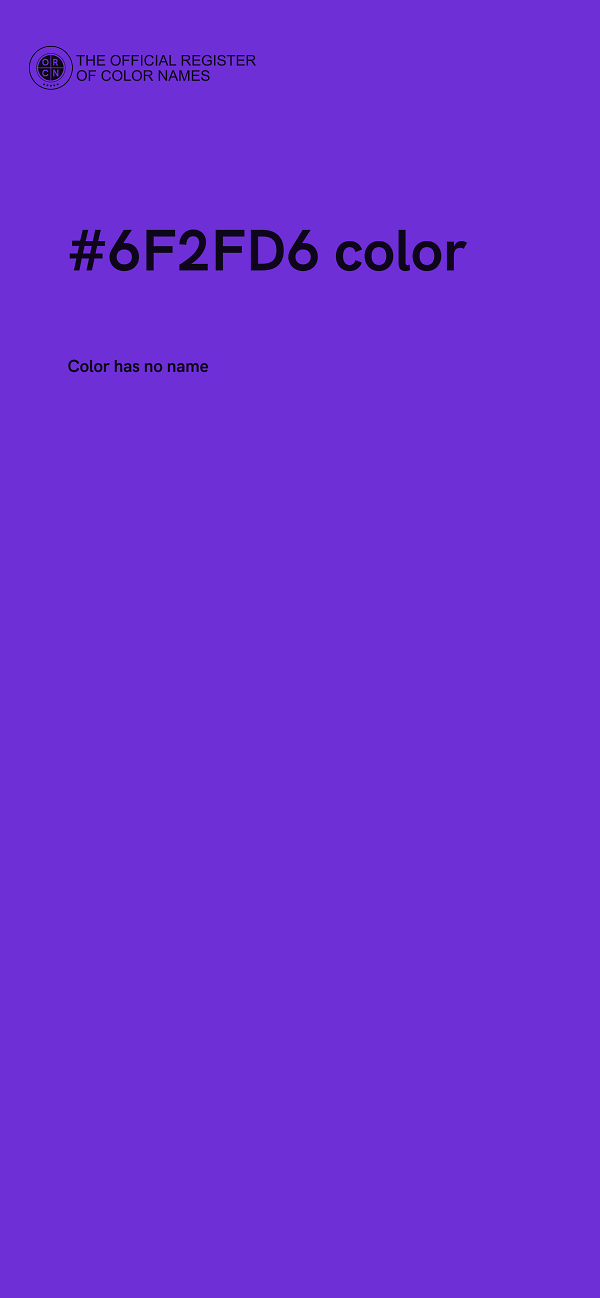 #6F2FD6 color image