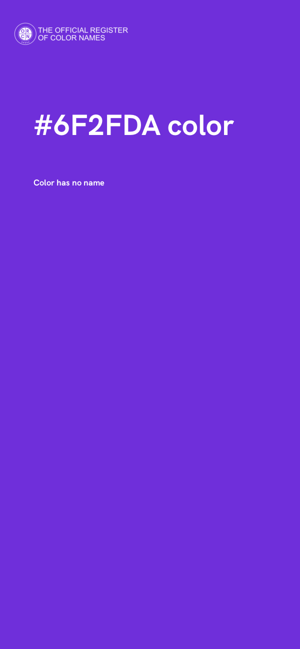 #6F2FDA color image