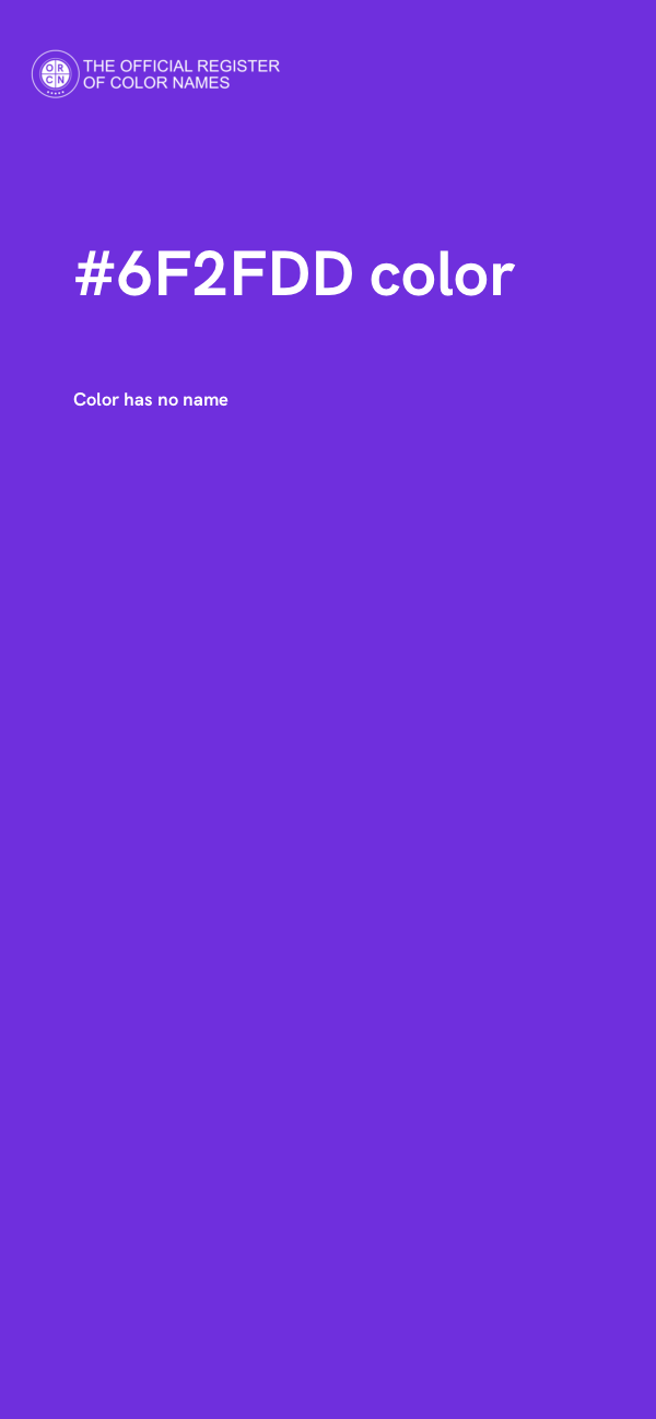 #6F2FDD color image