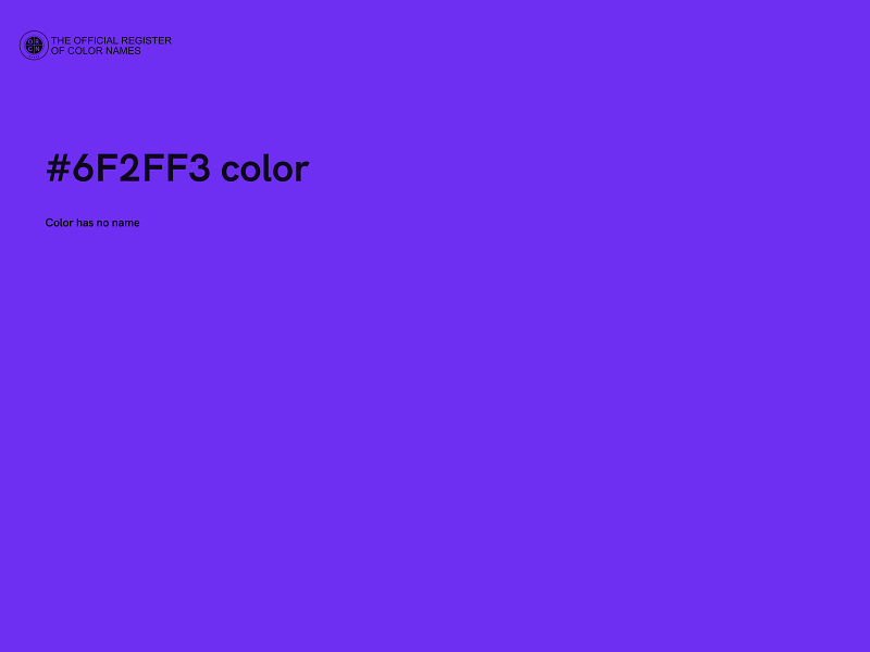 #6F2FF3 color image