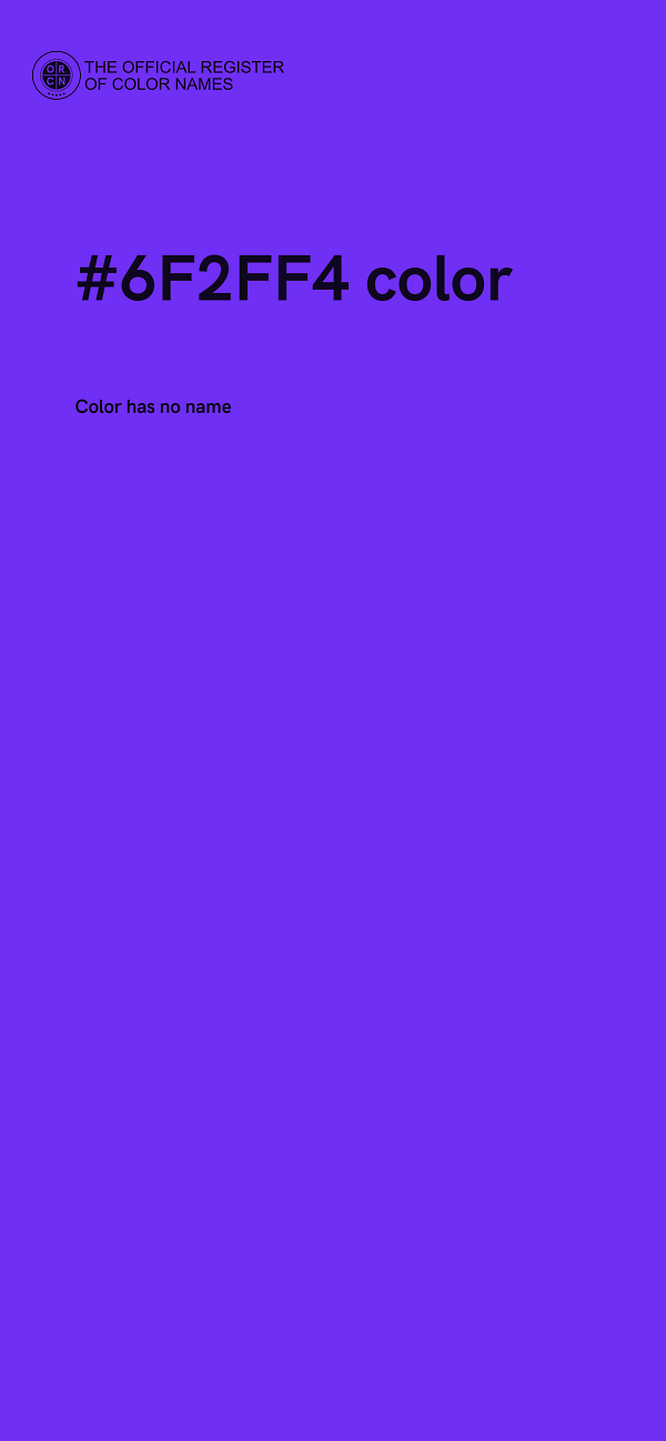 #6F2FF4 color image