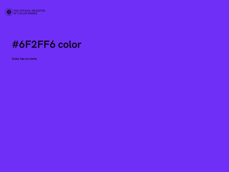 #6F2FF6 color image
