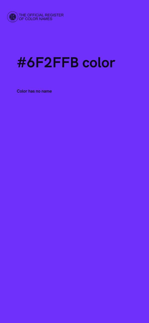 #6F2FFB color image