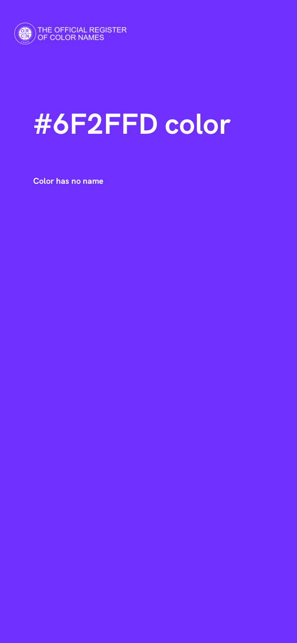 #6F2FFD color image
