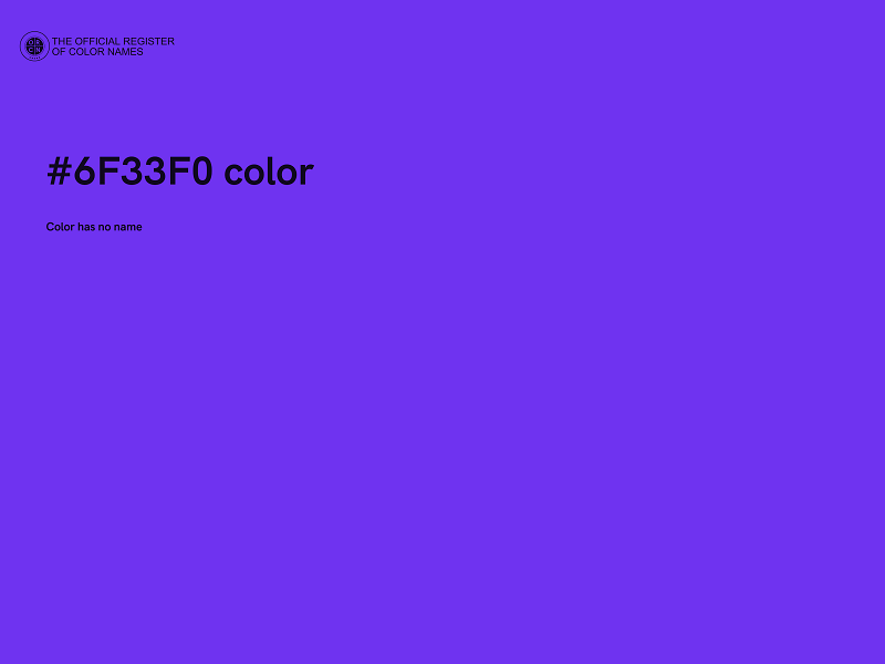 #6F33F0 color image