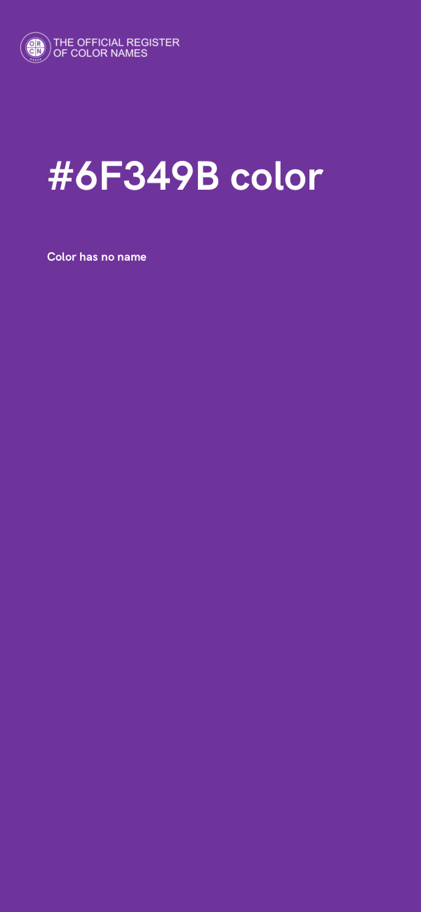 #6F349B color image