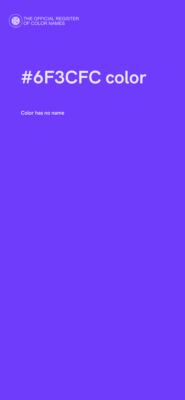 #6F3CFC color image