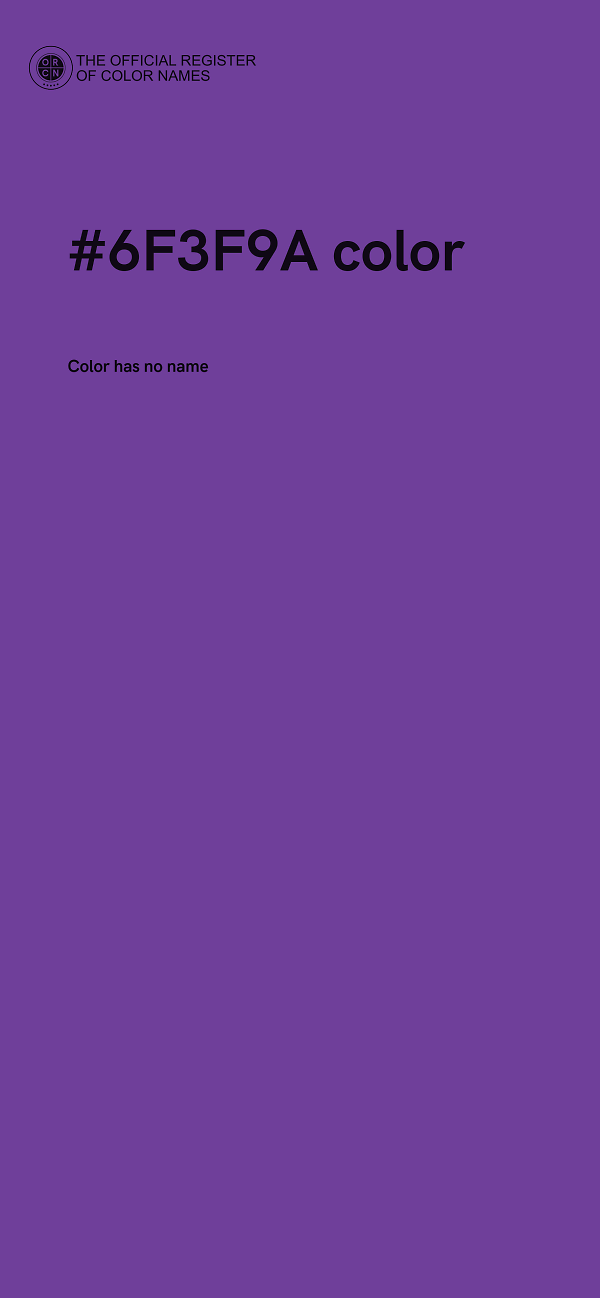 #6F3F9A color image