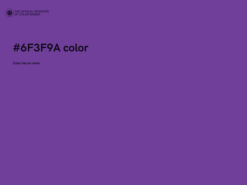 #6F3F9A color image