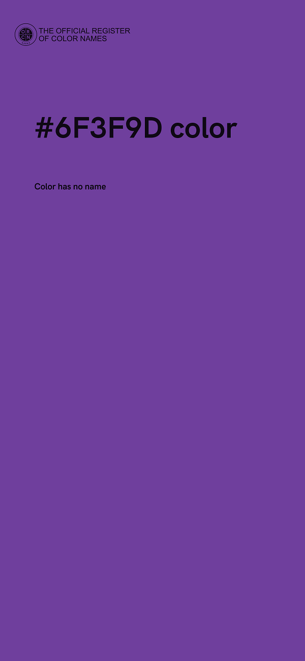#6F3F9D color image
