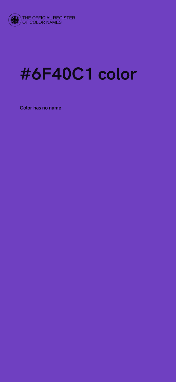 #6F40C1 color image