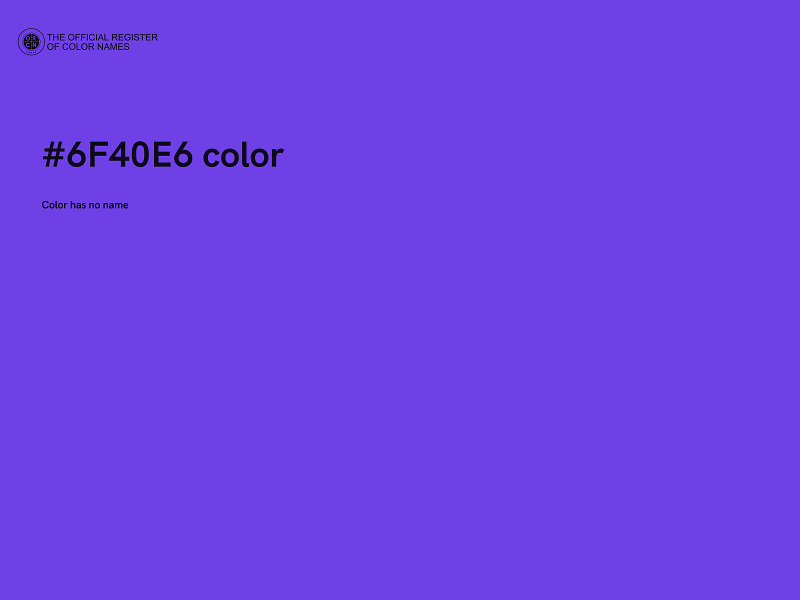 #6F40E6 color image