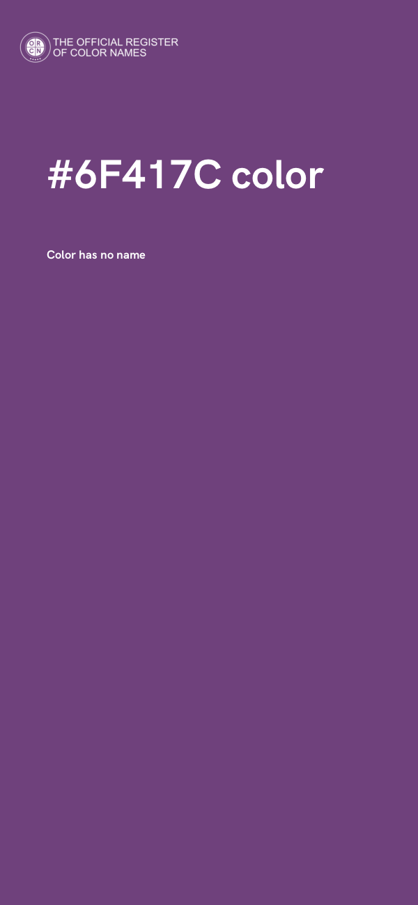 #6F417C color image