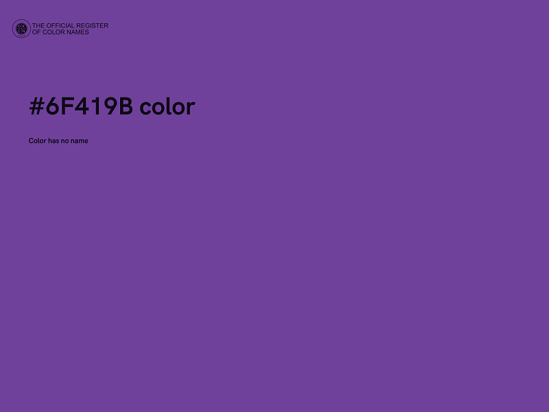 #6F419B color image