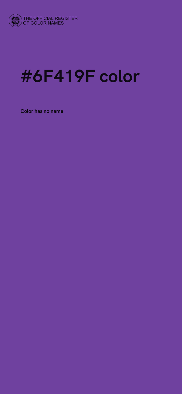 #6F419F color image