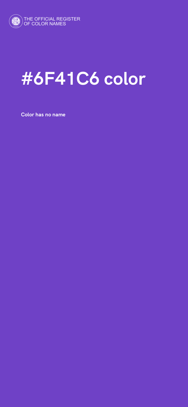 #6F41C6 color image