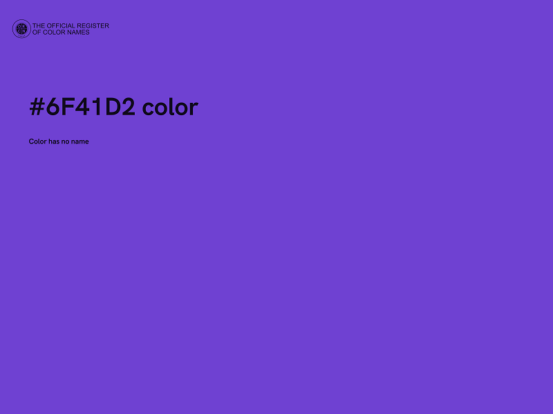 #6F41D2 color image