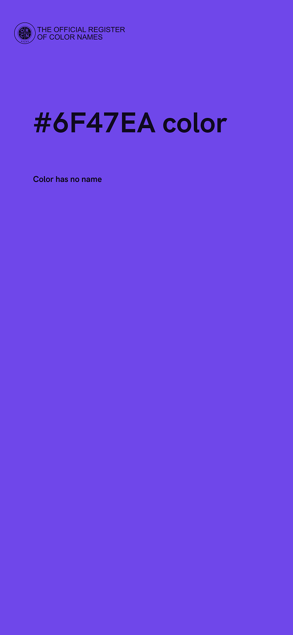 #6F47EA color image
