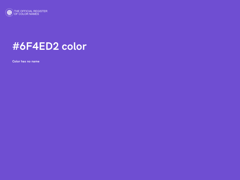 #6F4ED2 color image