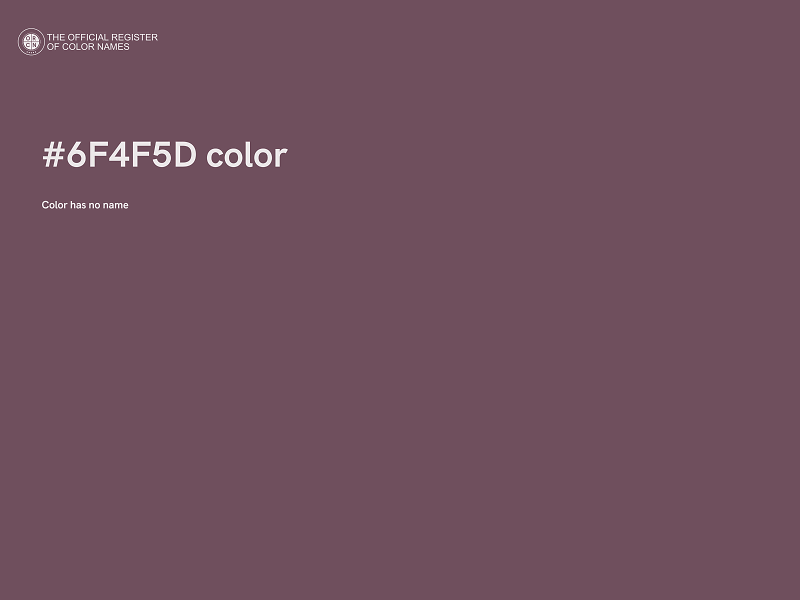 #6F4F5D color image