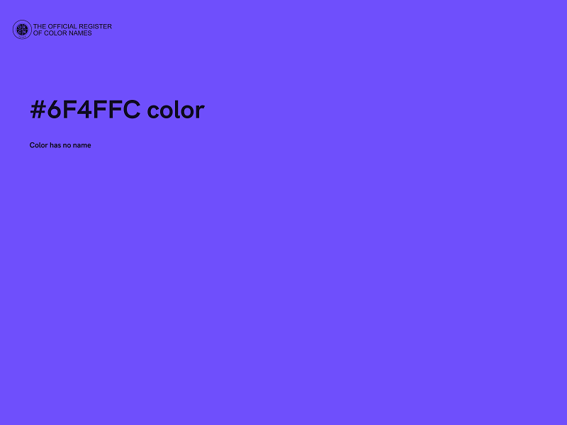 #6F4FFC color image