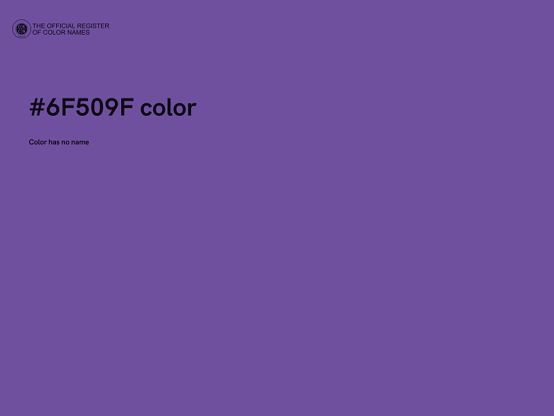 #6F509F color image