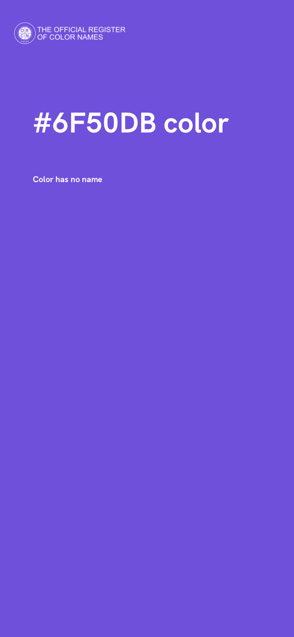 #6F50DB color image