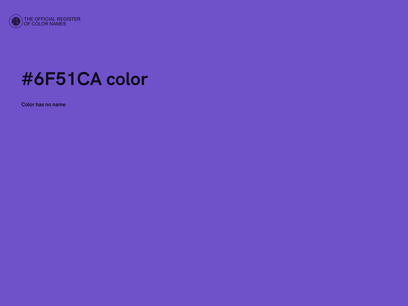 #6F51CA color image