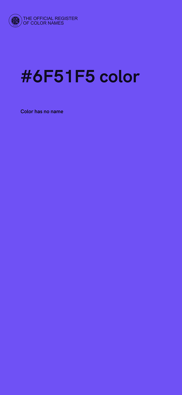 #6F51F5 color image