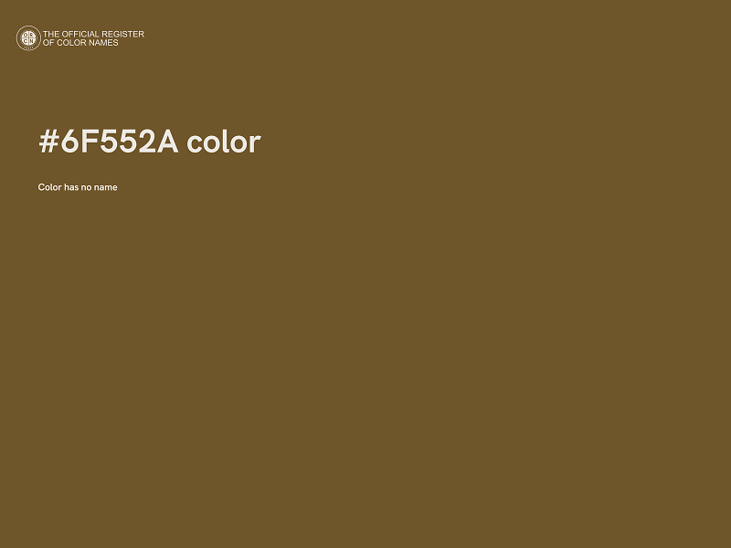 #6F552A color image