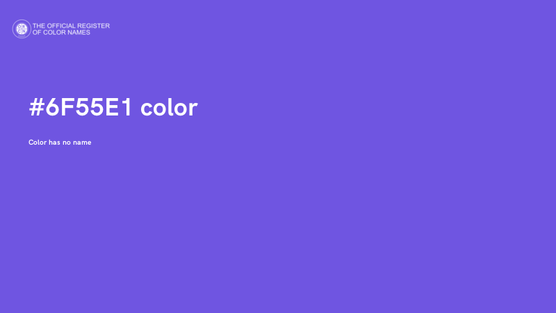 #6F55E1 color image