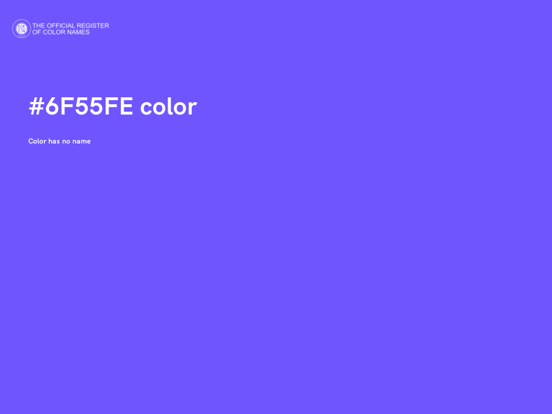 #6F55FE color image