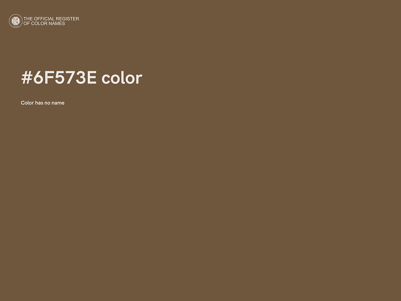 #6F573E color image