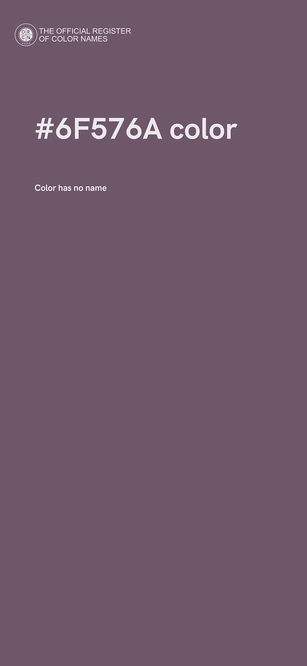 #6F576A color image