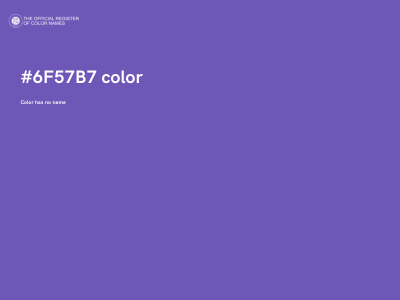#6F57B7 color image