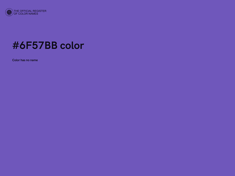 #6F57BB color image