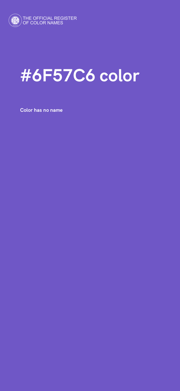 #6F57C6 color image