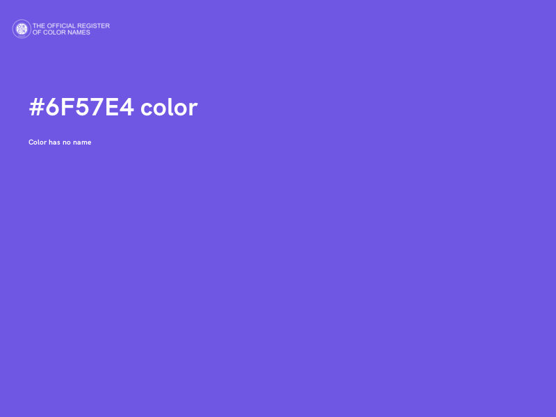 #6F57E4 color image